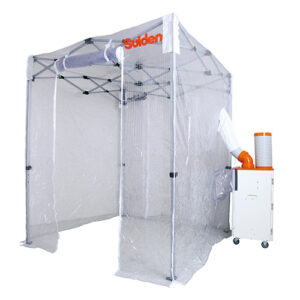 涼空間を実現！スイデンのクーラーテント　