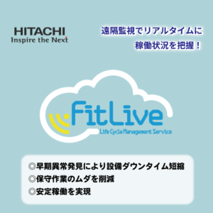 【日立産機システム】設備監視：FitLive®サービス